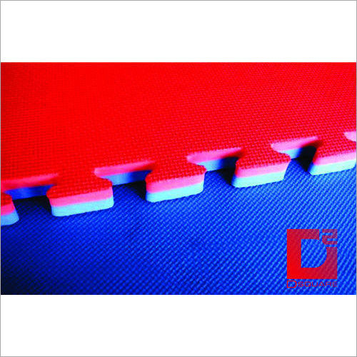 Taekwondo Red And Blue Interlocking Mat