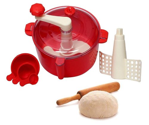 Plastic Manual Automatic Atta Roti Dough Maker- for Home