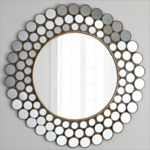 Gold Plated Wall Round Mirror