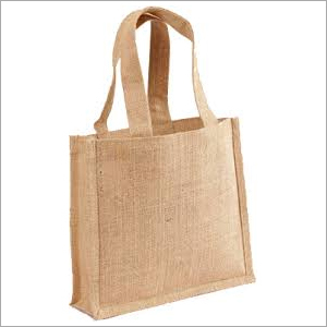 Jute Plain Bag - Customizable Sizes & Designs | Brown, Durable Material for Shopping