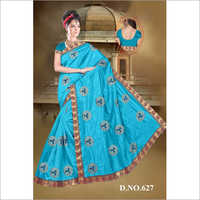 Ladies Lace Border Saree