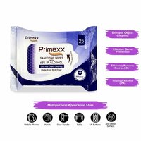 Primaxx Sanitizing Wet Wipes - 25 Wipes