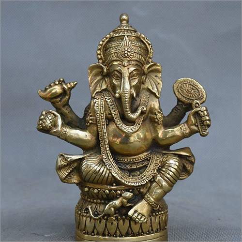 Brass Lord Ganesha Statue
