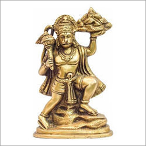 Brass Lord Hanuman Statue