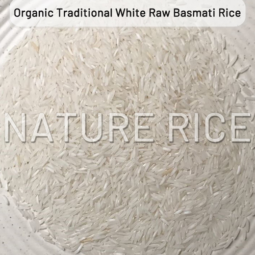 Organic Traditional White Raw Basmati Rice
