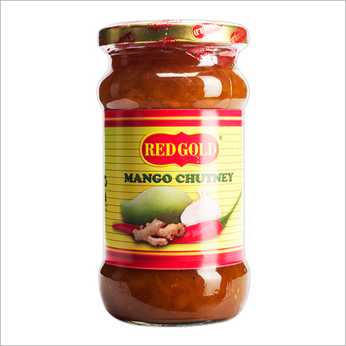 Mango Chutney - 350g Glass Jar, 10x7cm | Fresh Mangoes, Spicy Kick, Versatile Condiment