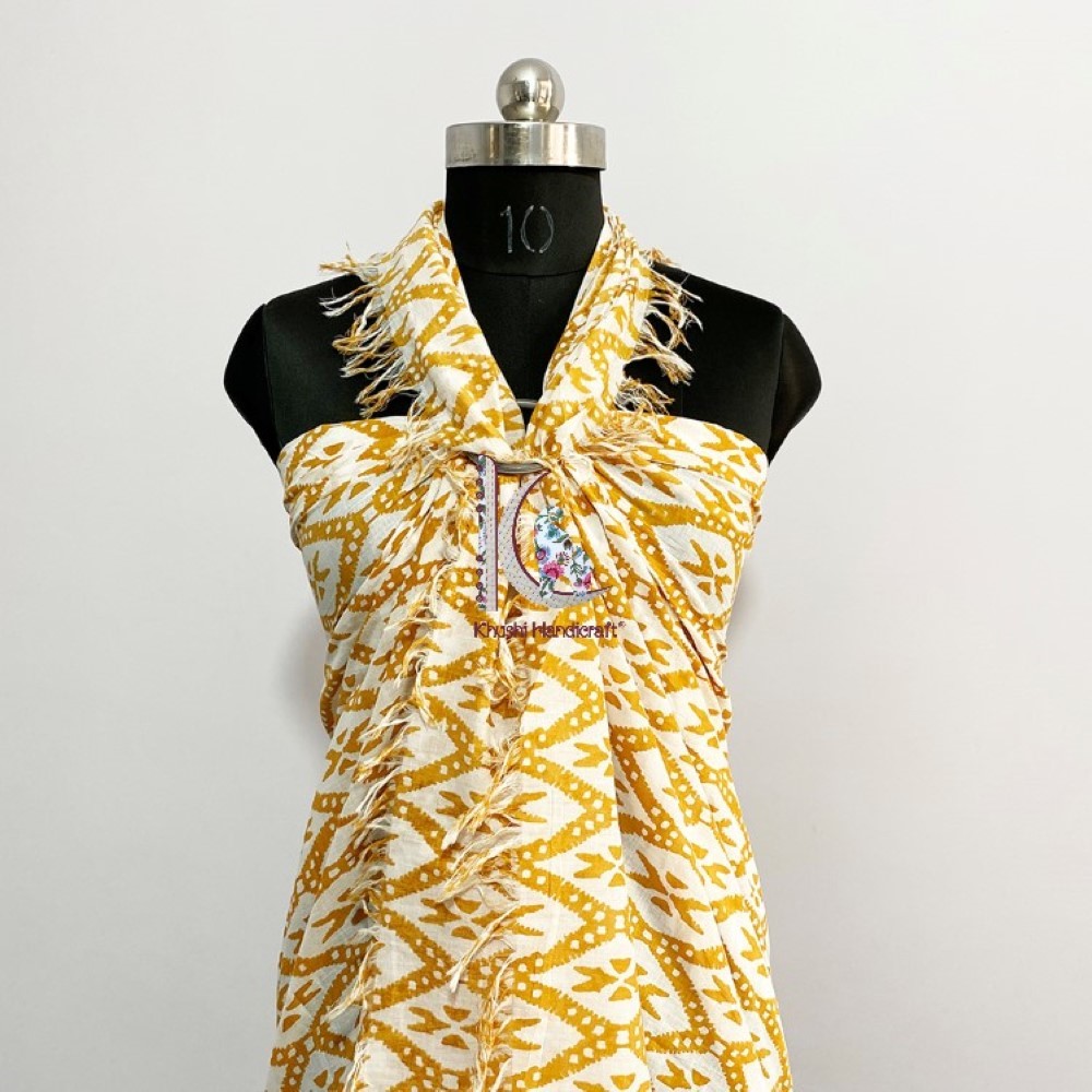 100% Cotton Beach Wear Dress Printed  Sarong