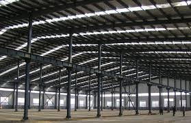 Industrial metal building structure