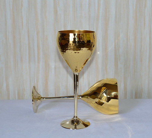 Brass Wine Goblet