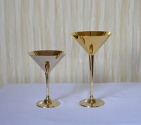 Fancy Wine Brass Goblet