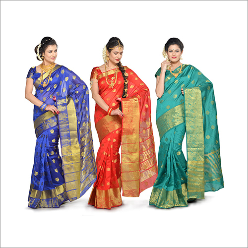 South Indian Silk Saree By POOJA ENTERPRISES