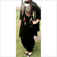 Punjabi Patiala Suit With Koti Set