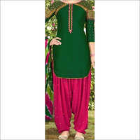 Silk Patiala Suit