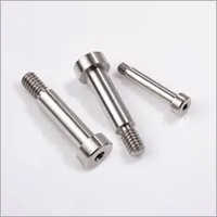 Precision Shoulder Screw - Stainless Steel, Multiple Sizes Available, Silver Color | Suitable For Punch-and-die Mechanisms, Industrial Usage