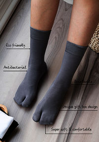 Bamboo Tabi Men/Women socks set in designer gift box