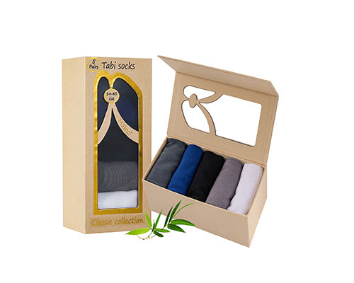 Bamboo Tabi Men/Women socks set in designer gift box