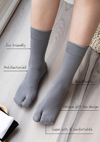 Bamboo Tabi Men/Women socks set in designer gift box