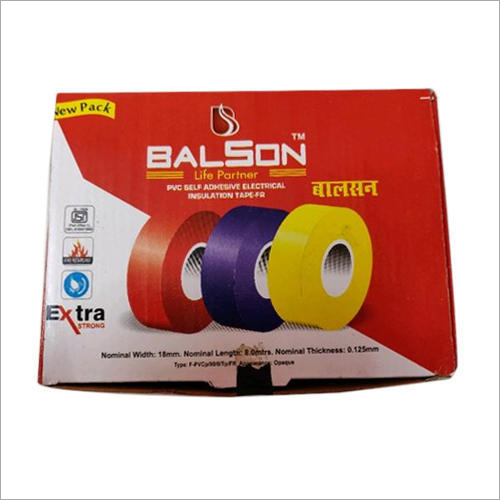 Colored Balson PVC Self Adhesive Electrical Insulation Tape