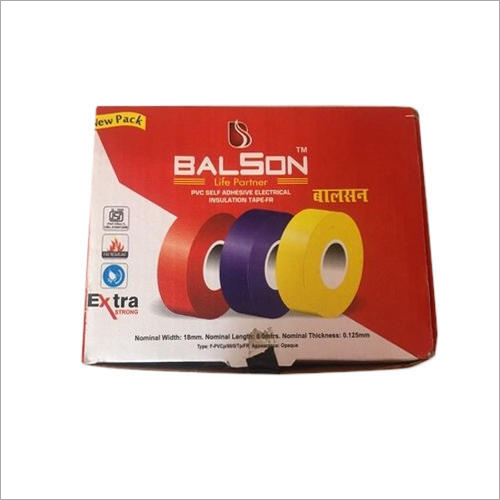 PVC Self Adhesive Electrical Insulation Tape - PVC Material, Single Side Adhesive | Optimized for Electrical Applications