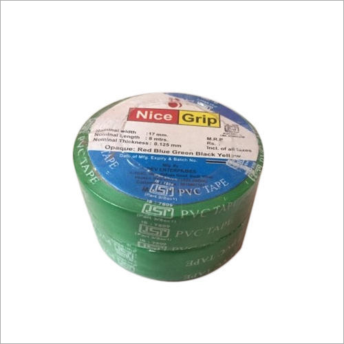 Green PVC Self Adhesive Electrical Insulation Tape