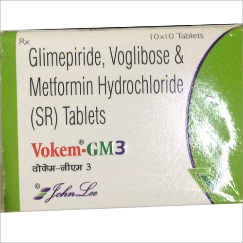 Glimepiride Voglibose & Metformin Hydrochloride (SR) Tablets