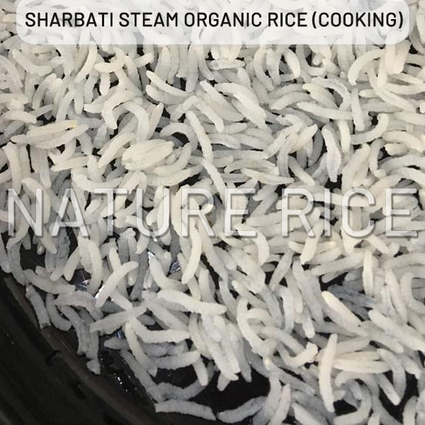 Organic Sharbati Steam Rice