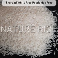 Organic Sharbati White Raw Rice