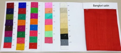 Many Colour Banglori Plain Satin Fabrics