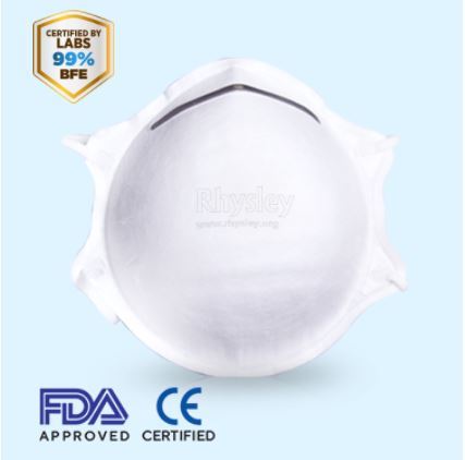 White N95 (Ffp2/Kn95)  Cup Mask