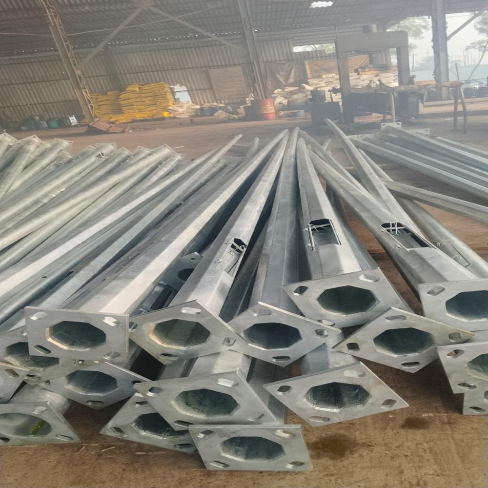 Tubular Poles - Color: Grey