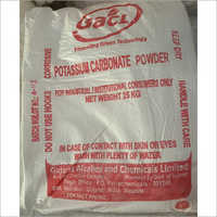 Potassium Carbonate Powder - 2.42 G/cm³ Density, White Color, Water Soluble , 891 °c Melting Point