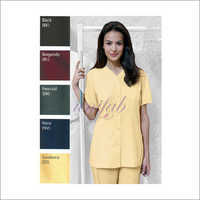 Ladies Housekeeping Uniform - Cotton Blend, Sizes S-m-l | Short Sleeves, Washable, Available In White And Dark Colors