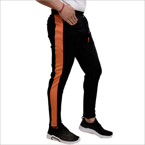 Mens Black Sports Lower