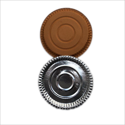 11 Inch Round Paper Plate - Paper Material, Silver Color | Disposable, Ideal for Events and Parties
