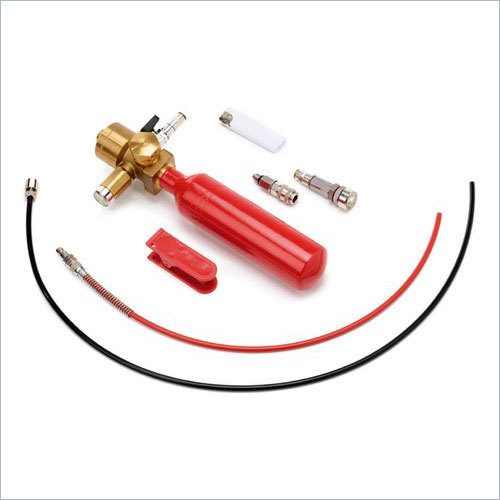 Fire Trace Tube Based Clean Agent Fire Suppression System - Coating Type: Crome