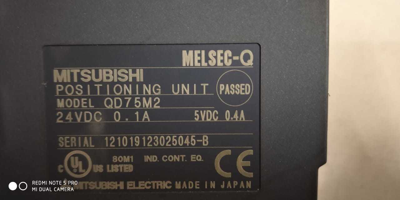 Mitsubishi Plc  Positioning Unit  Qd75m2