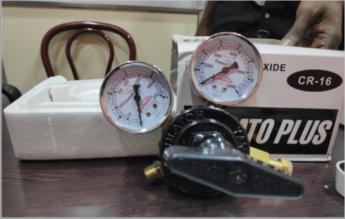 Mild Steel Medical Oxygen Flow meter