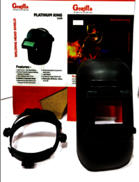 Welding Head Shield - Polycarbonate, 9.5 X 7 X 4.5 Inches | Auto-darkening Lens Shade 9-13, Ansi Z87.1 Certified