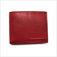 Mens Red Leather Wallet