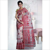 Ladies Dhakai Printed Jamdani Saree
