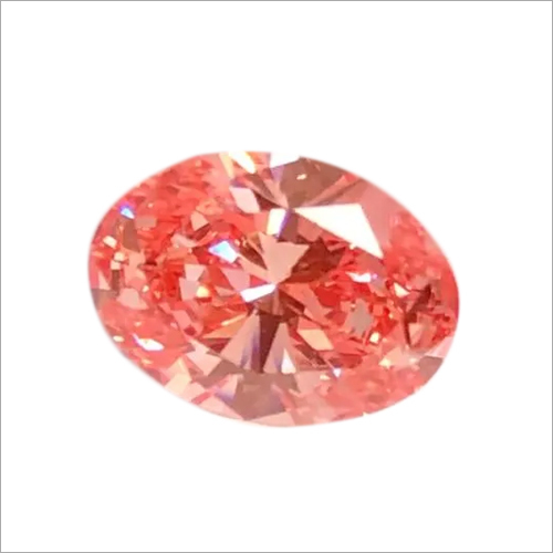 Oval Shape Pink Lab Grown Diamond