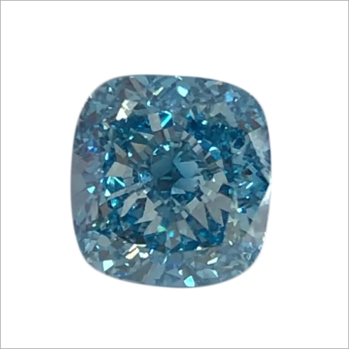 Cushion Shape Blue Lab Grown Diamond