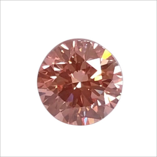 Round Shape Pink Lab Grown Diamond