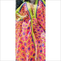 Ladies American Crape Digital Printed Kaftans