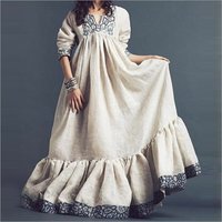 Ladies Linen Exclusive Kaftan