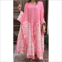 Ladies Linen Exclusive Kaftan