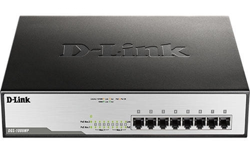 D-LINK 8 Port Gigabyte (POE) Switch 10/100/1000
