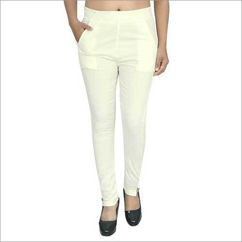 Washable Ladies Stylish Plain Pant