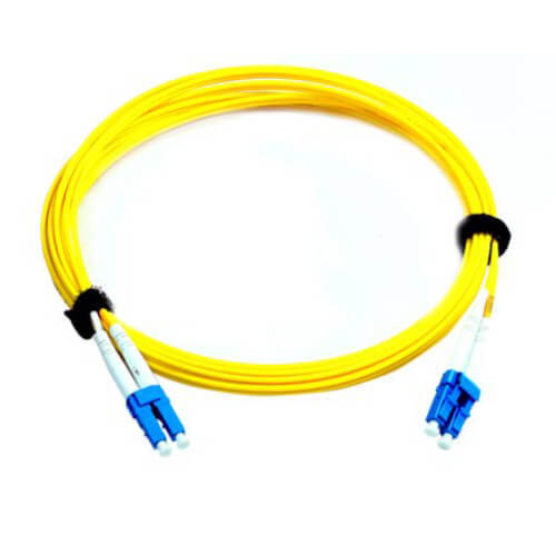 Fiber Patch Cord SC-SC 3 Meter - Plastic Material, Duplex Connector, Indoor-Outdoor Use | Ideal for Hotels, Schools, Airports, Railway Stations