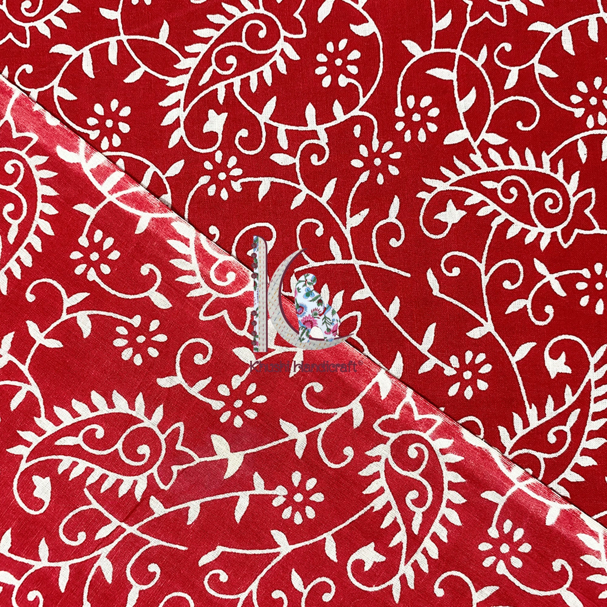 Jaipuri Hand Block Printed Fabric